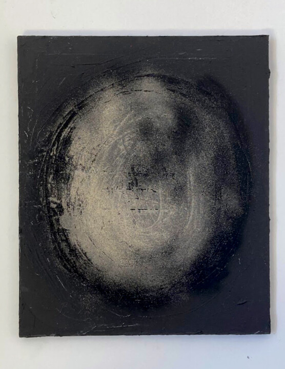 Painting titled "Preto areia" by Afonso Costa, Original Artwork, Ink