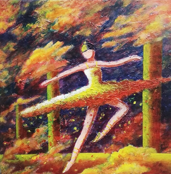 绘画,  15.8x15.8 in 