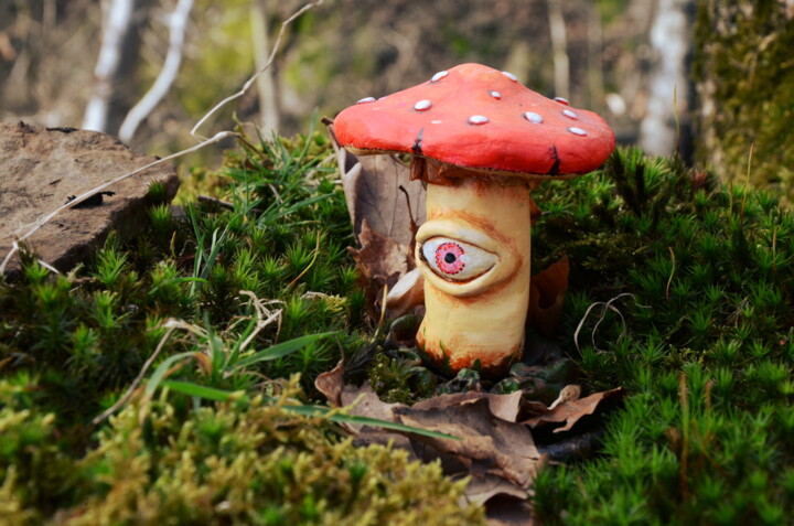 Magic Mushroom 1 雕塑