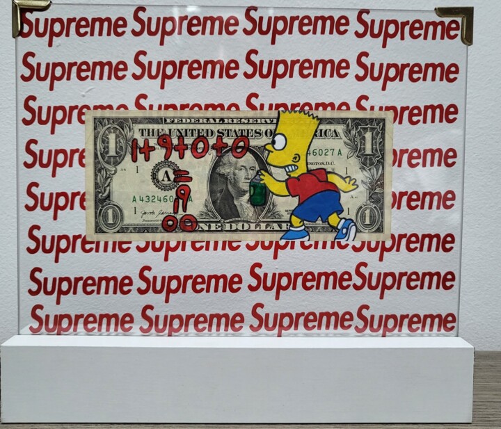 Simpson supreme 绘画, 7.9x9.1 in