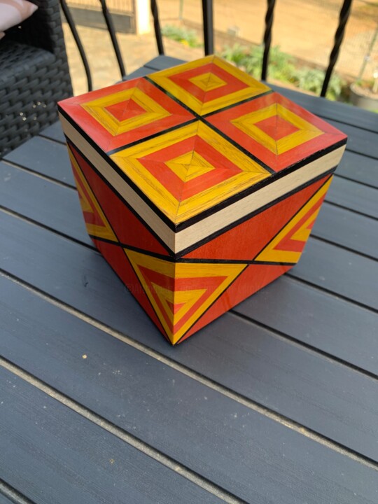 Collages titled "couleurs mexicaines" by Artkris, Original Artwork, Collages