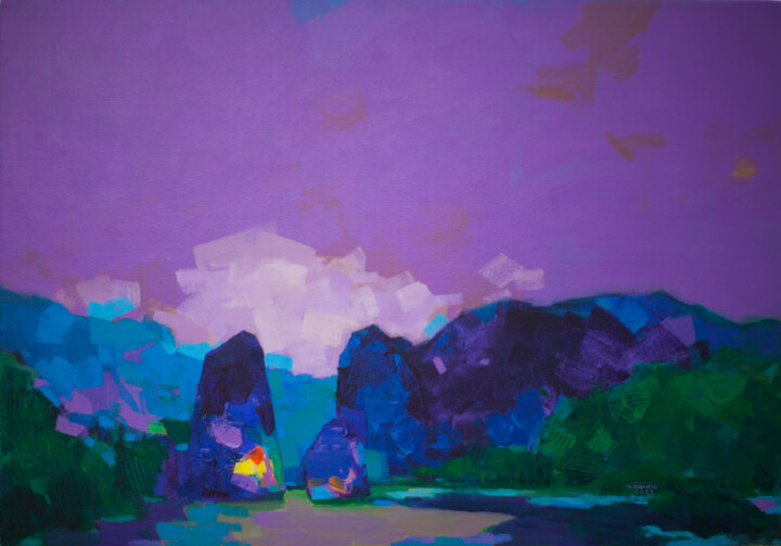 Painting,  27.6x39.4 in 