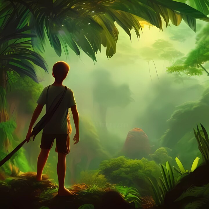THE JUNGLE BOY 数字艺术