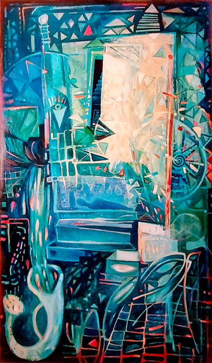 Malarstwo zatytułowany „Call me by name” autorstwa Granishka, Oryginalna praca, Olej