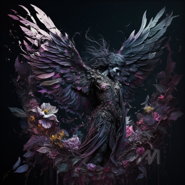 Angel Luca 绘画, 39.4x39.4 in