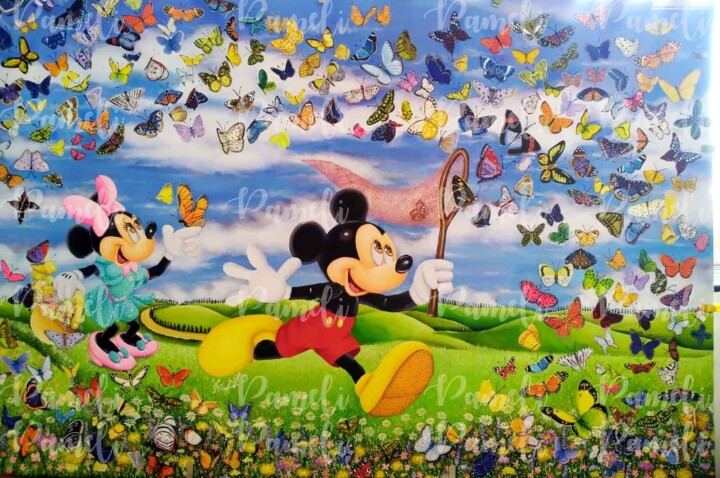 "Kaleidoscope playda…" başlıklı Tablo Pameli Kayal tarafından, Orijinal sanat, Akrilik