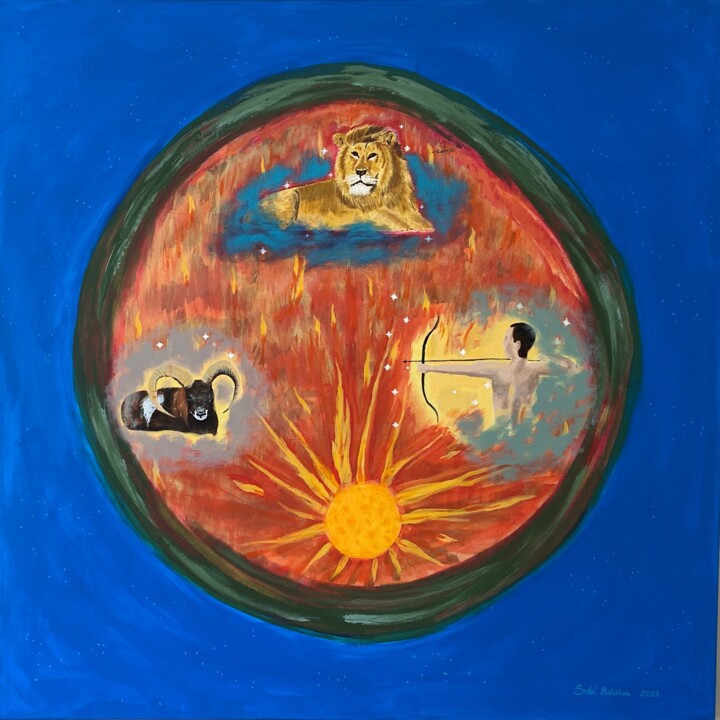 绘画,  39.4x39.4 in 
