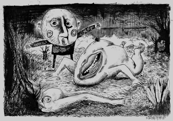 图画,  8.3x11.7 in 