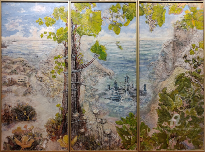 To Remember Summer in Apollonia 绘画, 35.4x47.2 in