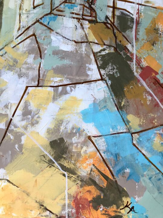 Artwork's surface or texture