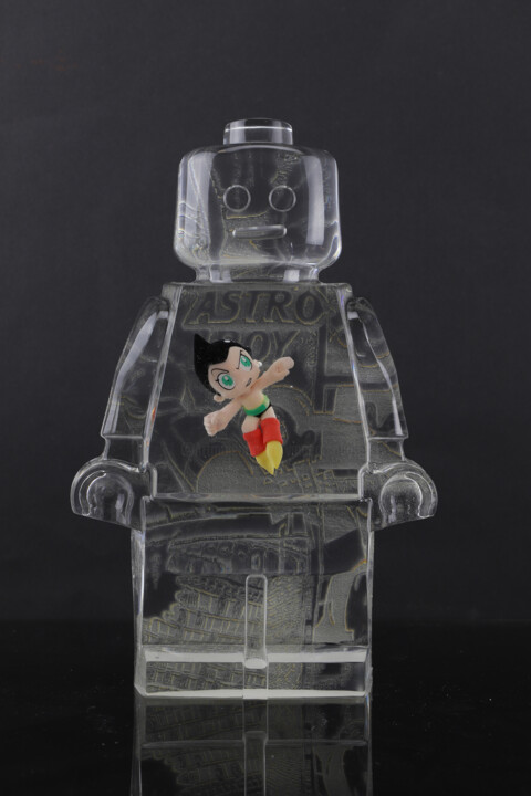 ROBOCLUSIN ASTROBOY 雕塑, 10.2x5.9 in