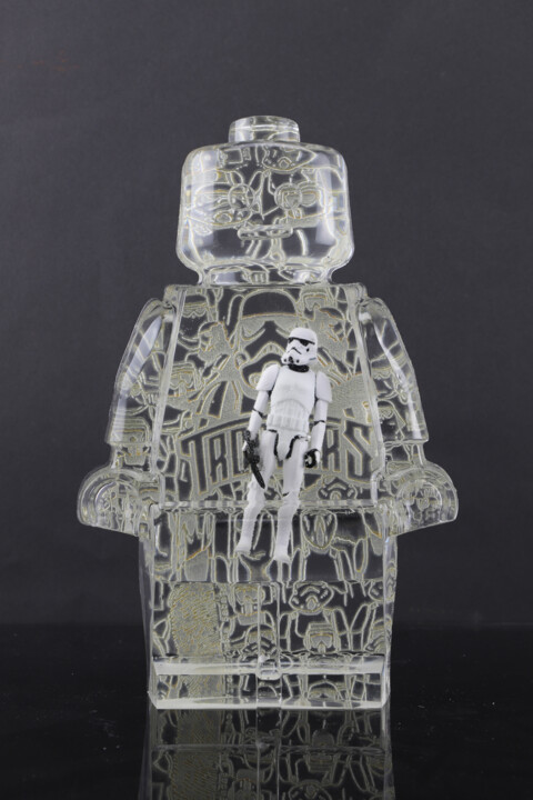 Roboclusion Stormtrooper 雕塑, 9.8x6.3 in