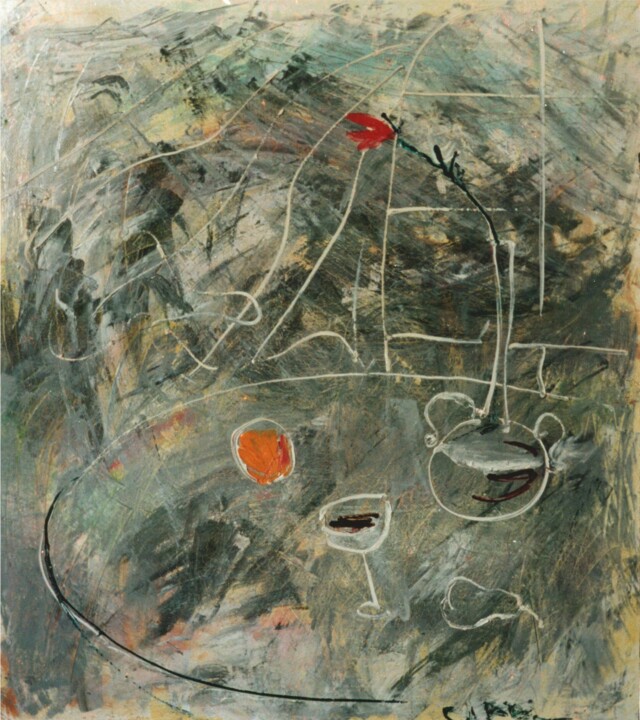 绘画,  43.3x39.4 in 