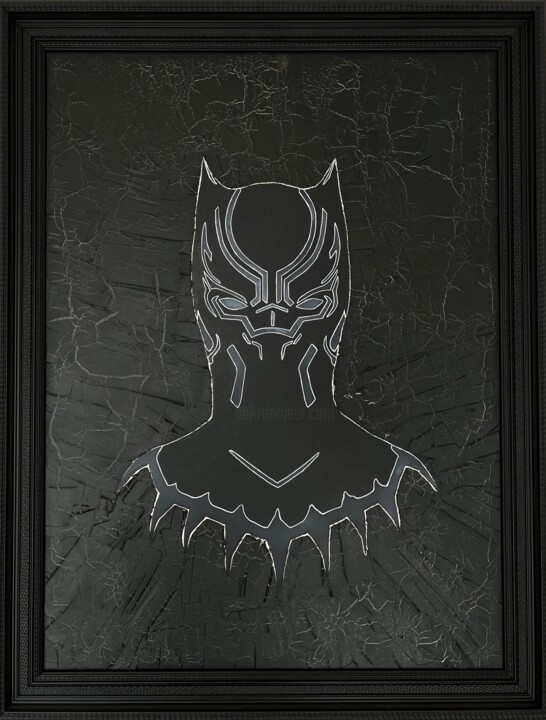 Black Panther 绘画, 31.9x23.6 in