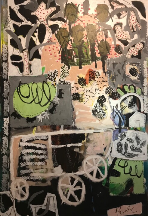 绘画,  72.1x48 in 