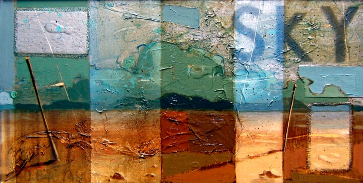 Spiaggia 绘画, 11.8x23.6 in