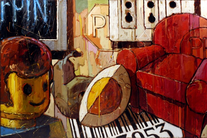 绘画,  39.4x59.1 in 