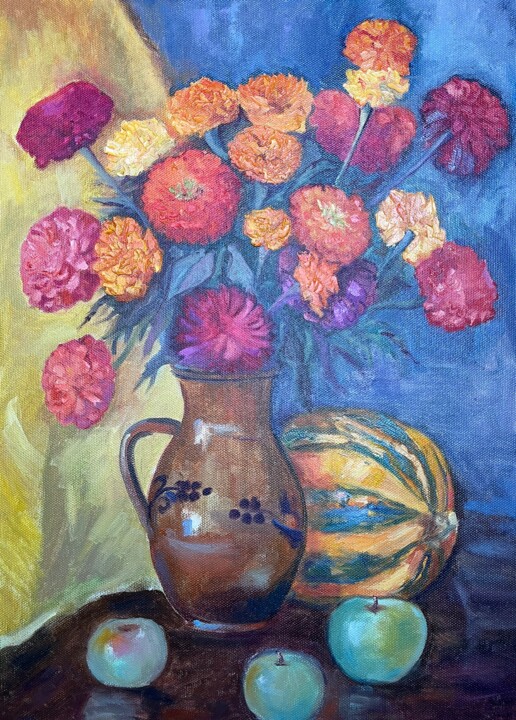 September. The magic of colors. Painting, 27x20 in