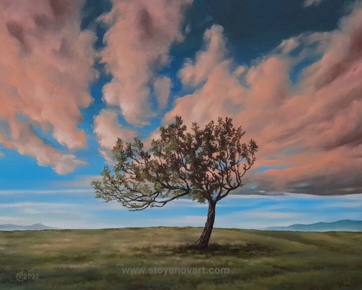 Painting titled "One of a Kind" by Svetoslav Stoyanov, Original Artwork, Oil