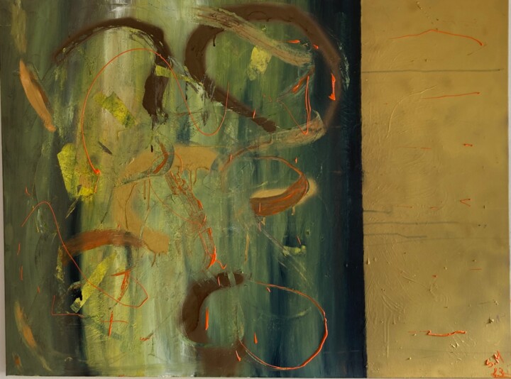 Peinture intitulée "Tree Life" par Sandy Madar, Œuvre d'art originale, Acrylique