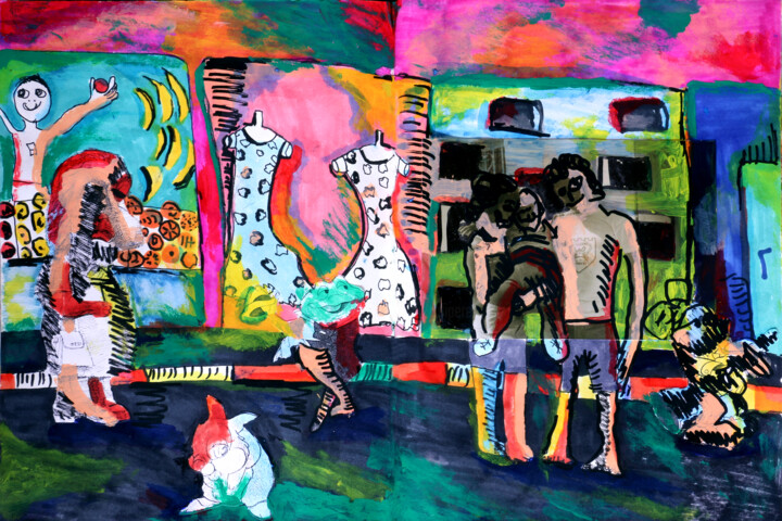 my family brothers and sisters story art by raphael perez 绘画