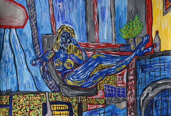 Another rainy weekend 绘画, 13.8x19.7 in