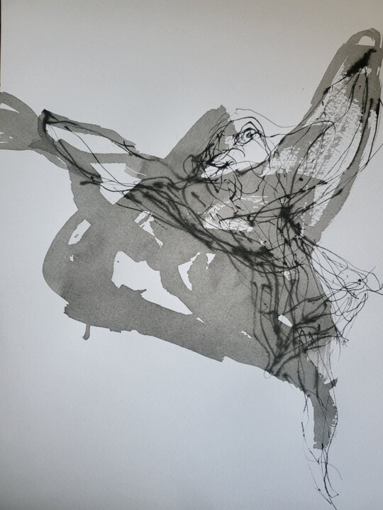 "We are all free" in PL " Wszyscy jesteśmy wolni" 绘画, 16.5x11.7 in
