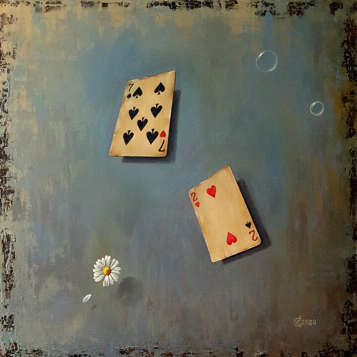 绘画,  19.7x19.7 in 
