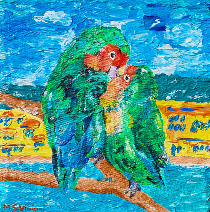 Baci di Alassio 绘画, 7.9x7.9 in
