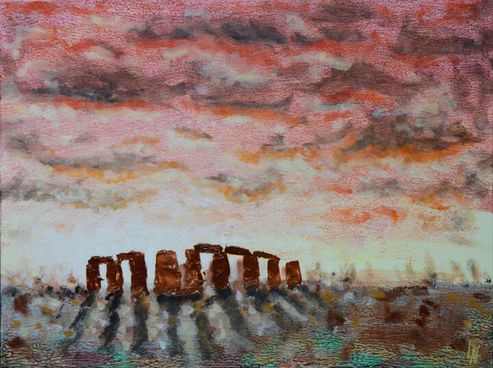 Stonehenge Pittura, 11,8x15,8 in