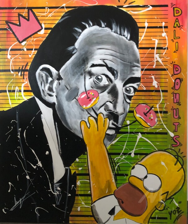 Dali Donuts 绘画, 47.2x39.4 in