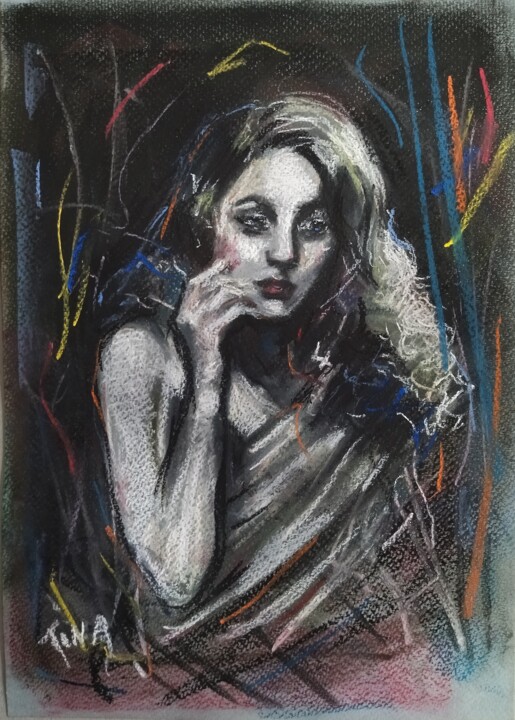 Nymphe 图画, 11.4x7.9 in