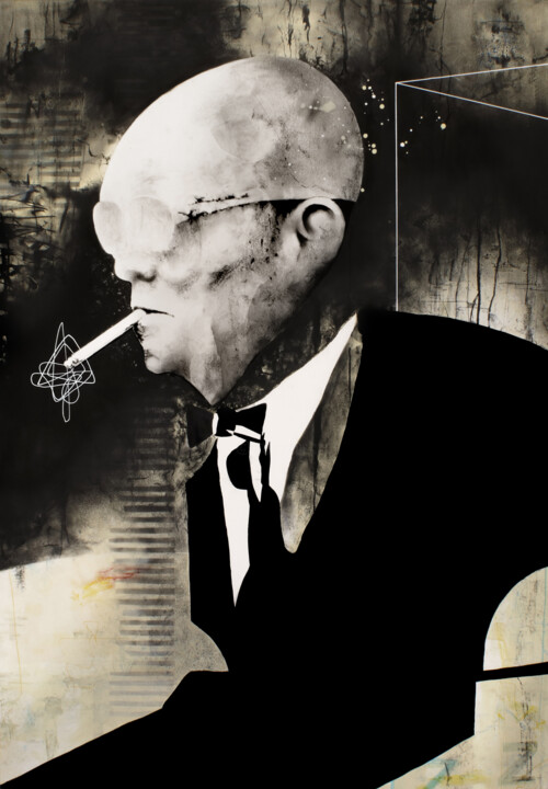 SMOKING 图画, 39.4x27.6 in