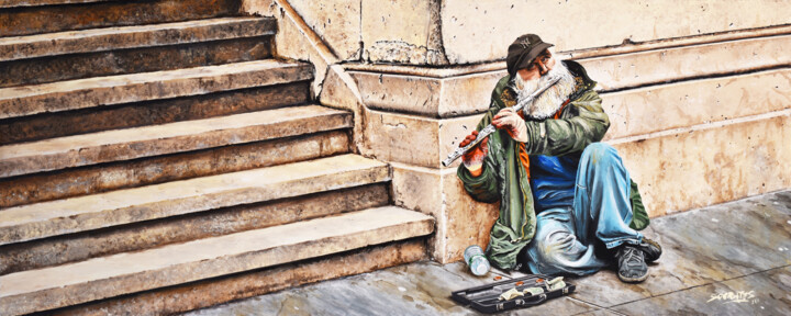 New York #37 Pittura, 18,9x47,2 in