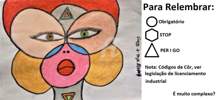 Tekening getiteld "Monkey Mind + Prions" door Sónia Marcos, Origineel Kunstwerk, Pastel