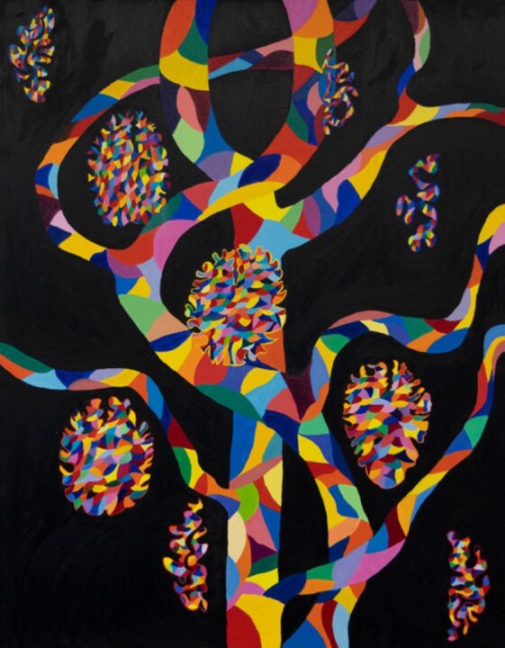 绘画,  45.7x35 in 