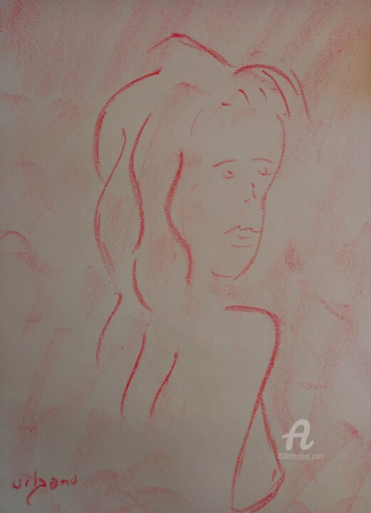 Mouvement nu abstrait 2 图画, 16.1x11.8 in