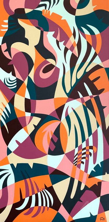 绘画,  39.4x19.7 in 