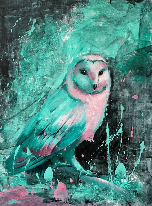 Emerald miracle 2 绘画, 15.8x11.8 in