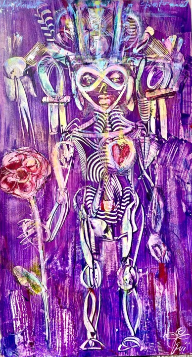 The Positronic Woman 绘画, 36.6x20.5 in