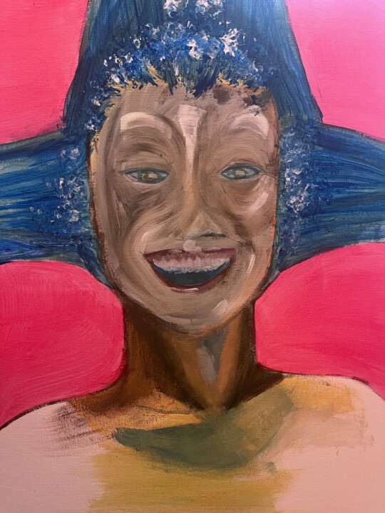 *laughs* 绘画, 20x16 in