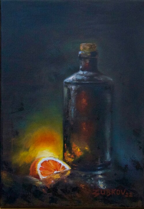 Por la tarde 绘画, 13.8x9.8 in