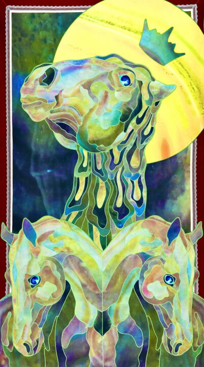 纺织艺术,  57x32 in 