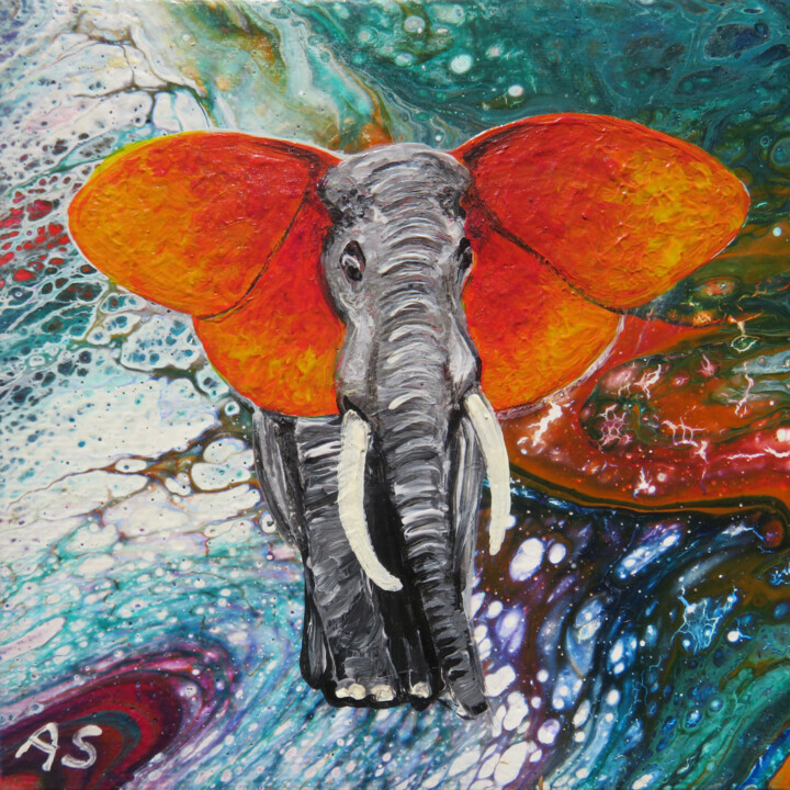 Jede ART ist einzigartig! 03 绘画, 5.9x5.9 in