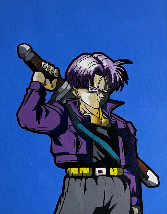 Trunks 绘画, 13.8x10.6 in