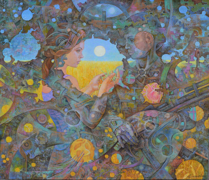 Memento vivere 绘画, 23.6x27.6 in
