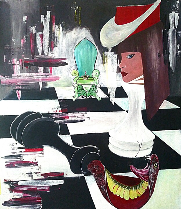 绘画,  45.3x39.4 in 