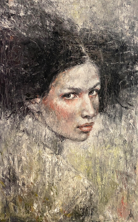 BIRCH #41 绘画, 31.5x19.7 in