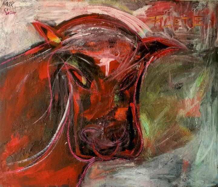 Filete 绘画, 53.2x63 in