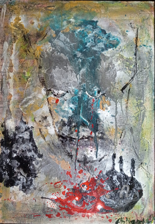 mystery Pittura, 26,8x18,9 in